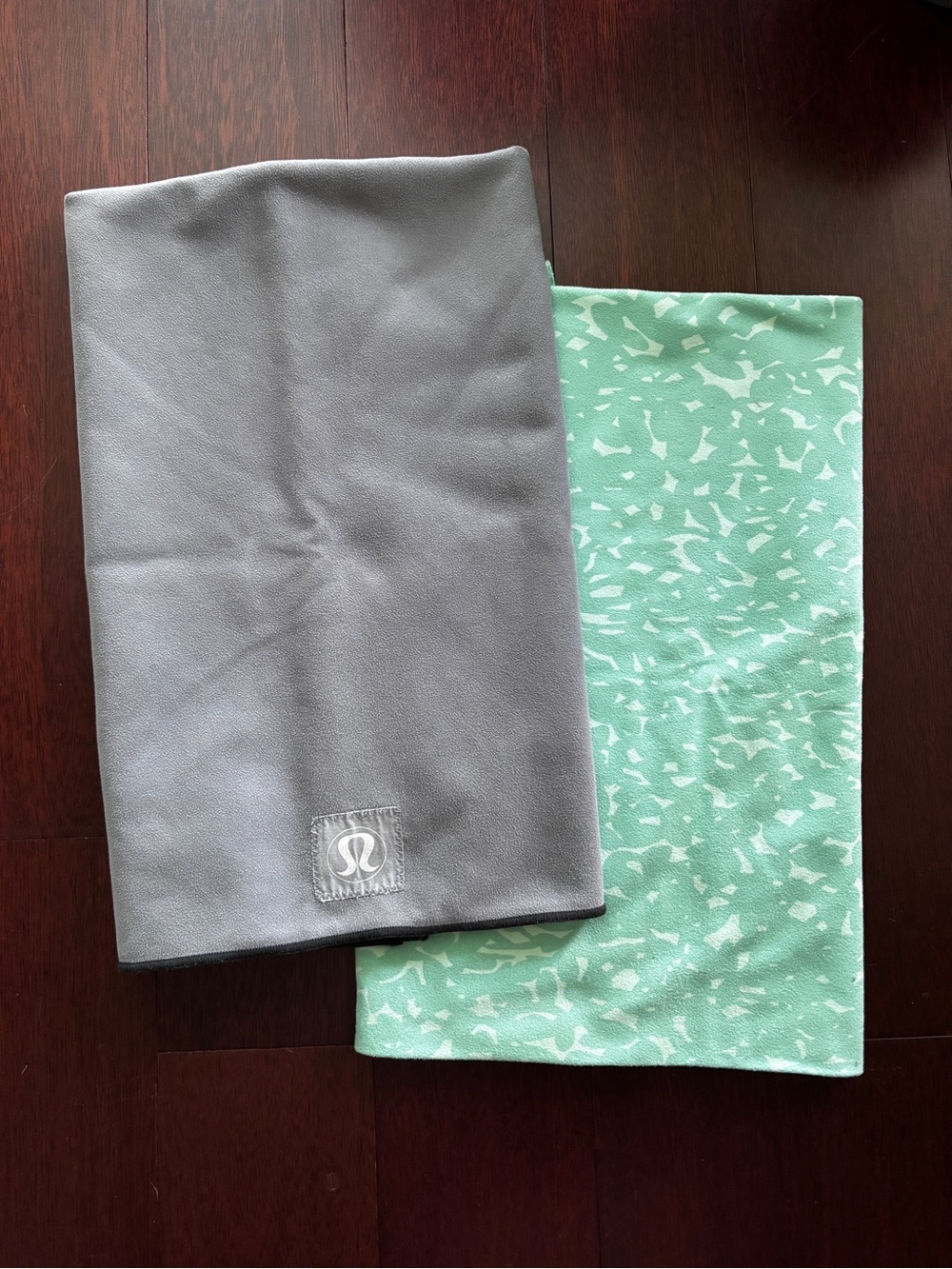 Lululemon Yoga Mat Towels (Purple & Green)
